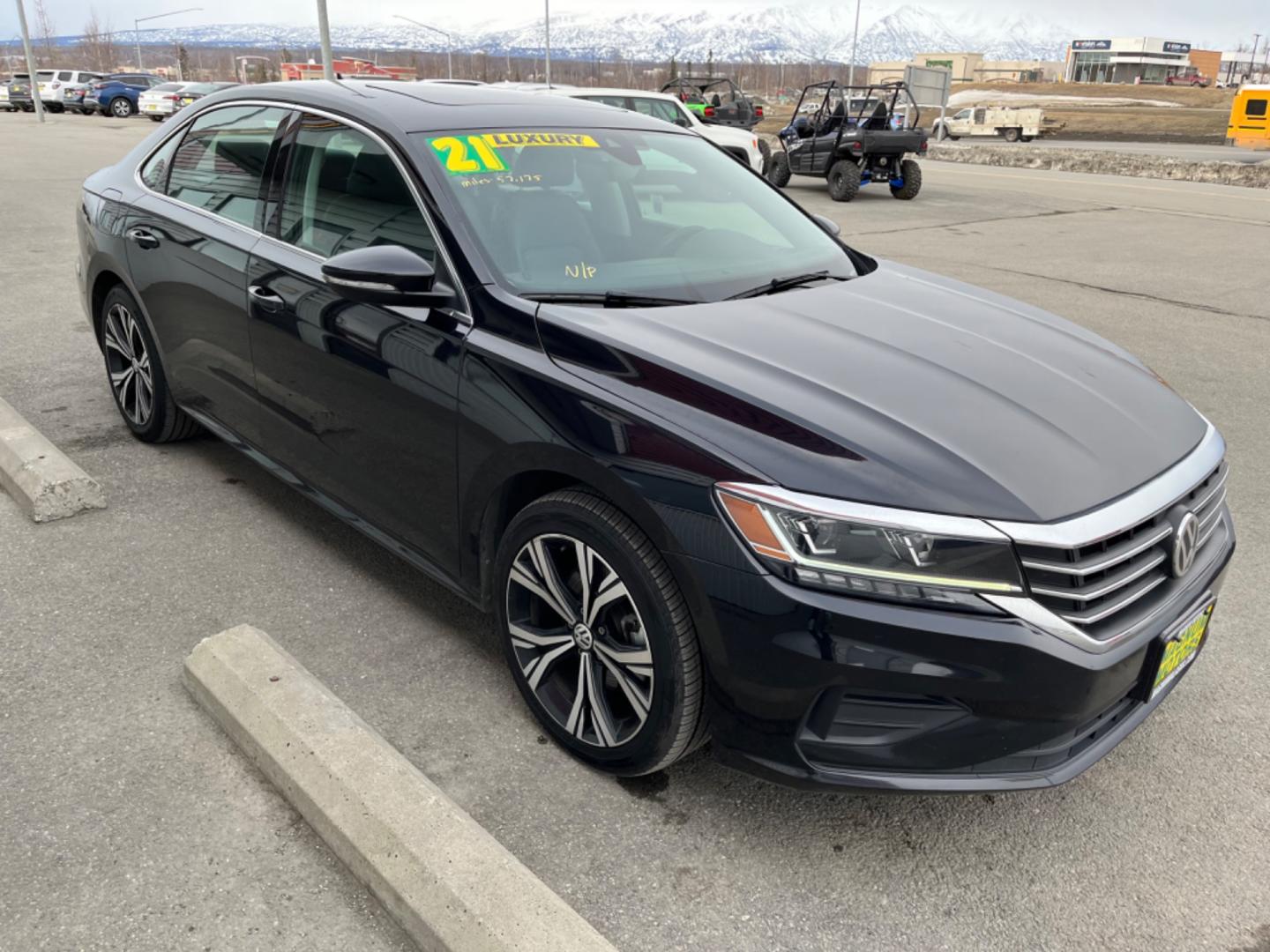 2021 Black /Black Volkswagen Passat (1VWSA7A31MC) , located at 1960 Industrial Drive, Wasilla, 99654, (907) 274-2277, 61.573475, -149.400146 - Photo#6